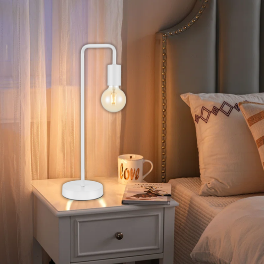 Whitehouse Lighting And Electrical Brightstar TL621 White Table Lamp  Brightstar