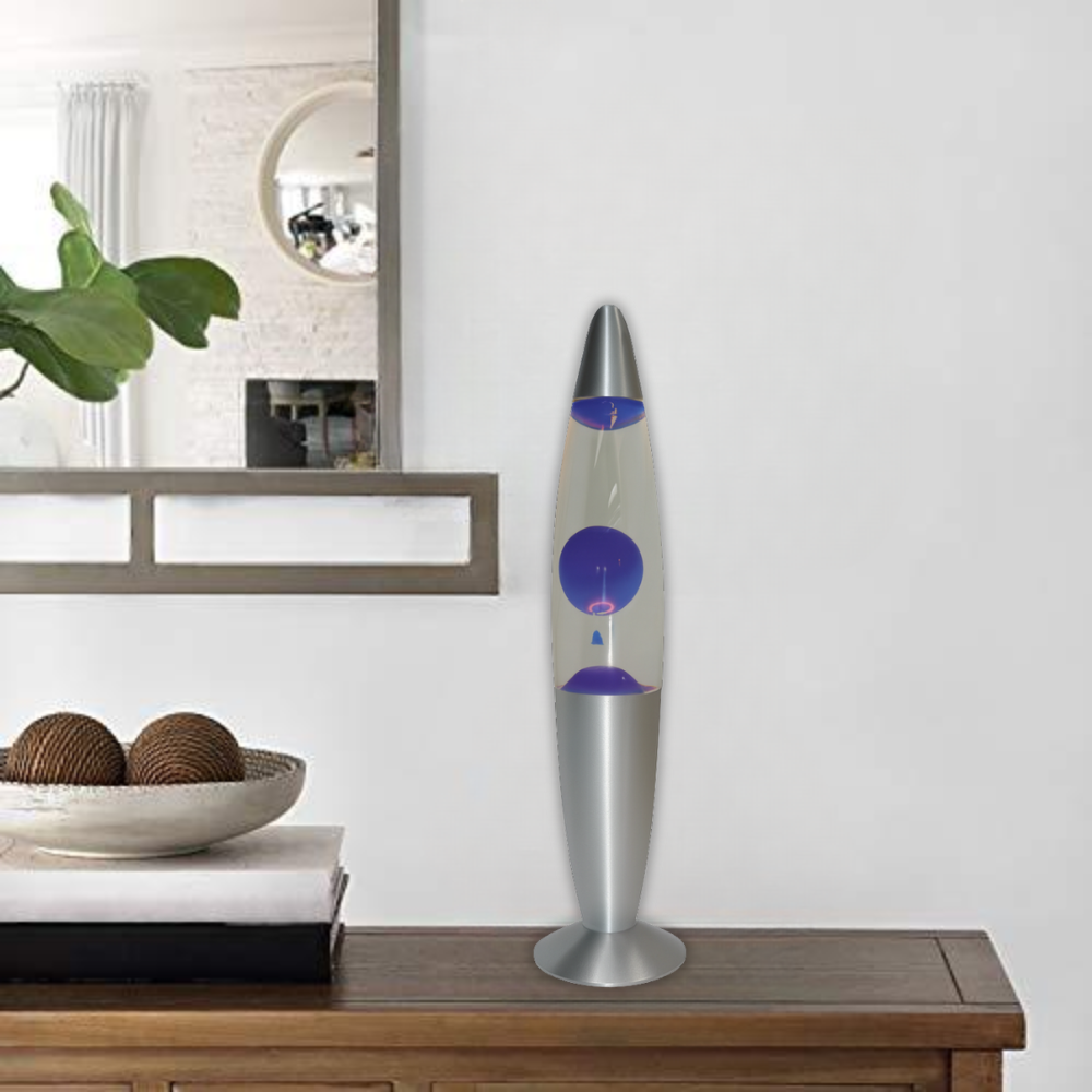 Whitehouse Lighting And Electrical Brightstar TL108 Blue & Clear Table/Lava Lamp  Brightstar