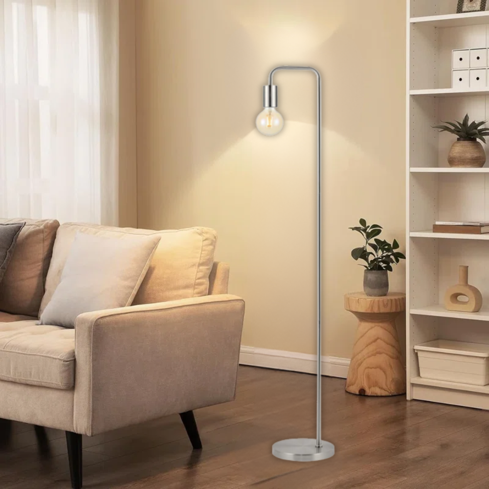 Whitehouse Lighting And Electrical Brightstar SL410 Satin Floor Lamp  Brightstar