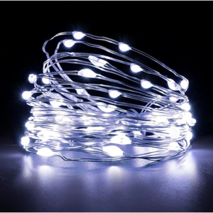 Flash LED Copper IP20 5m Daylight String Light