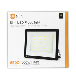 LED Basic 100W 6500lm Outdoor Floodlight