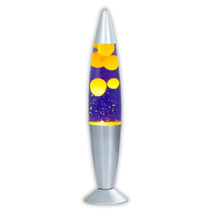 Brightstar TL108 Table Yellow And Purple Lava Lamp With 20W Spare Bulb Combo