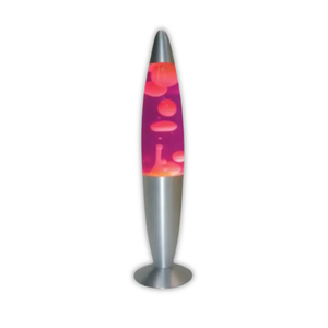 Brightstar TL108 Table White And Pink Lava Lamp