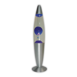 Brightstar TL108 Table Blue And Clear Lava Lamp With 20W Spare Bulb Combo