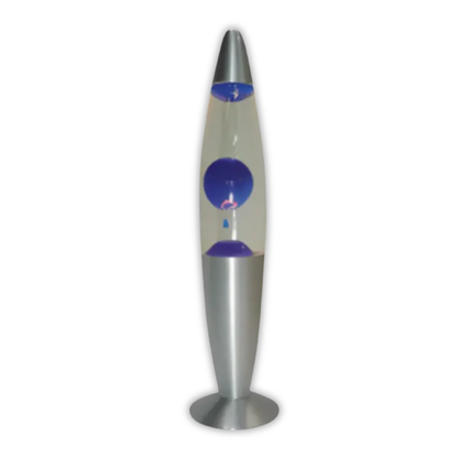 Brightstar TL108 Blue & Clear Table/Lava Lamp With Spare 20W Lava Lamp Bulb - Whitehouse Lighting And Electrical