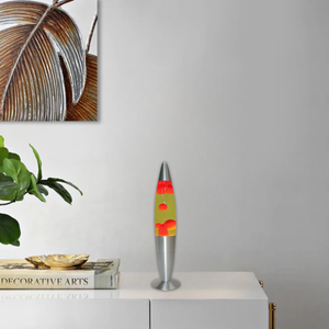Brightstar TL108 Table Red And Yellow Lava Lamp With 20W Spare Bulb Combo