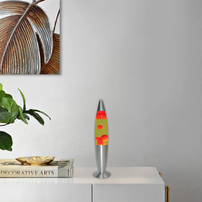 Brightstar TL108 Red And Yellow Table/Lava Lamp With Spare 20W Lava Lamp Bulb - Whitehouse Lighting And Electrical