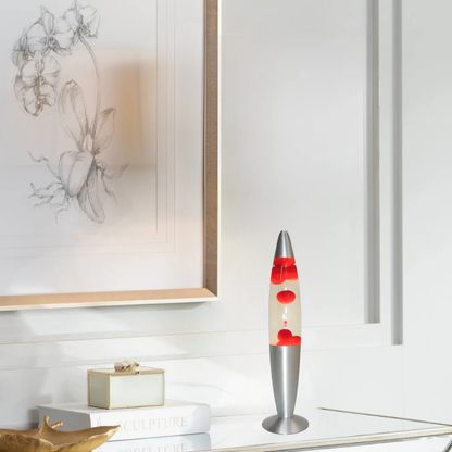 Brightstar TL108 Red And Clear Table/Lava Lamp - Whitehouse Lighting And Electrical