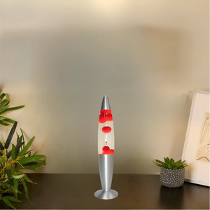 Brightstar TL108 Table Red And Clear Lava Lamp