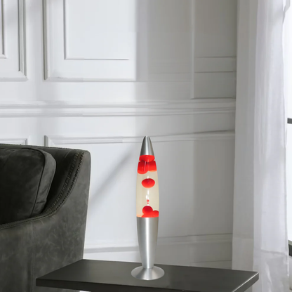 Brightstar TL108 Red And Clear Table/Lava Lamp - Whitehouse Lighting And Electrical
