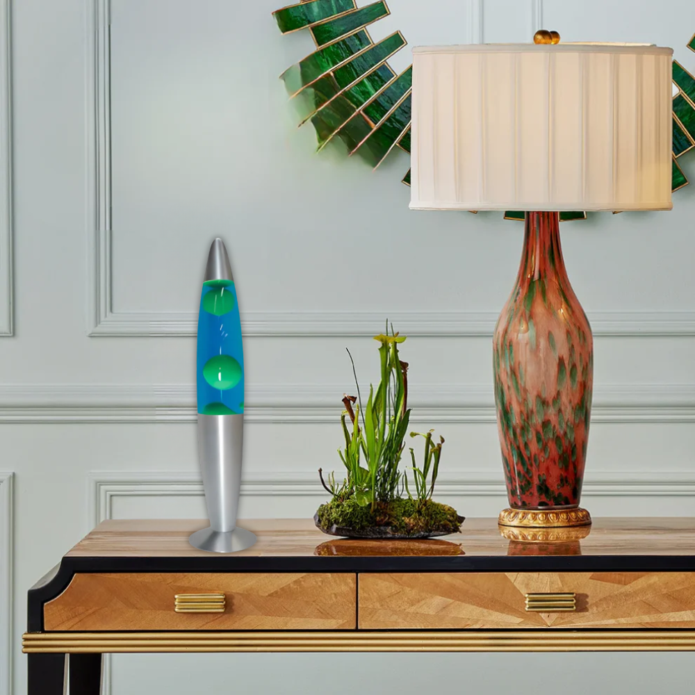 Brightstar TL108 Yellow And Blue Table/Lava Lamp - Whitehouse Lighting And Electrical