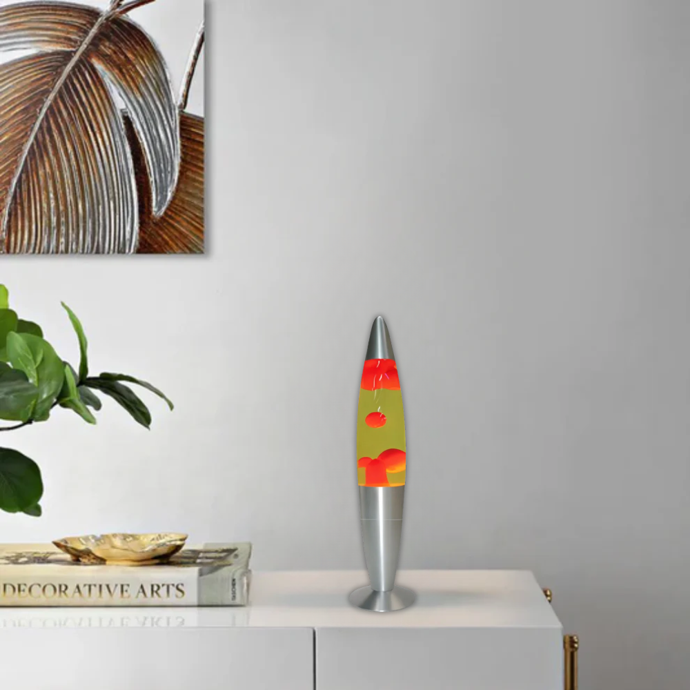 Brightstar TL108 Red And Yellow Table/Lava Lamp - Whitehouse Lighting And Electrical