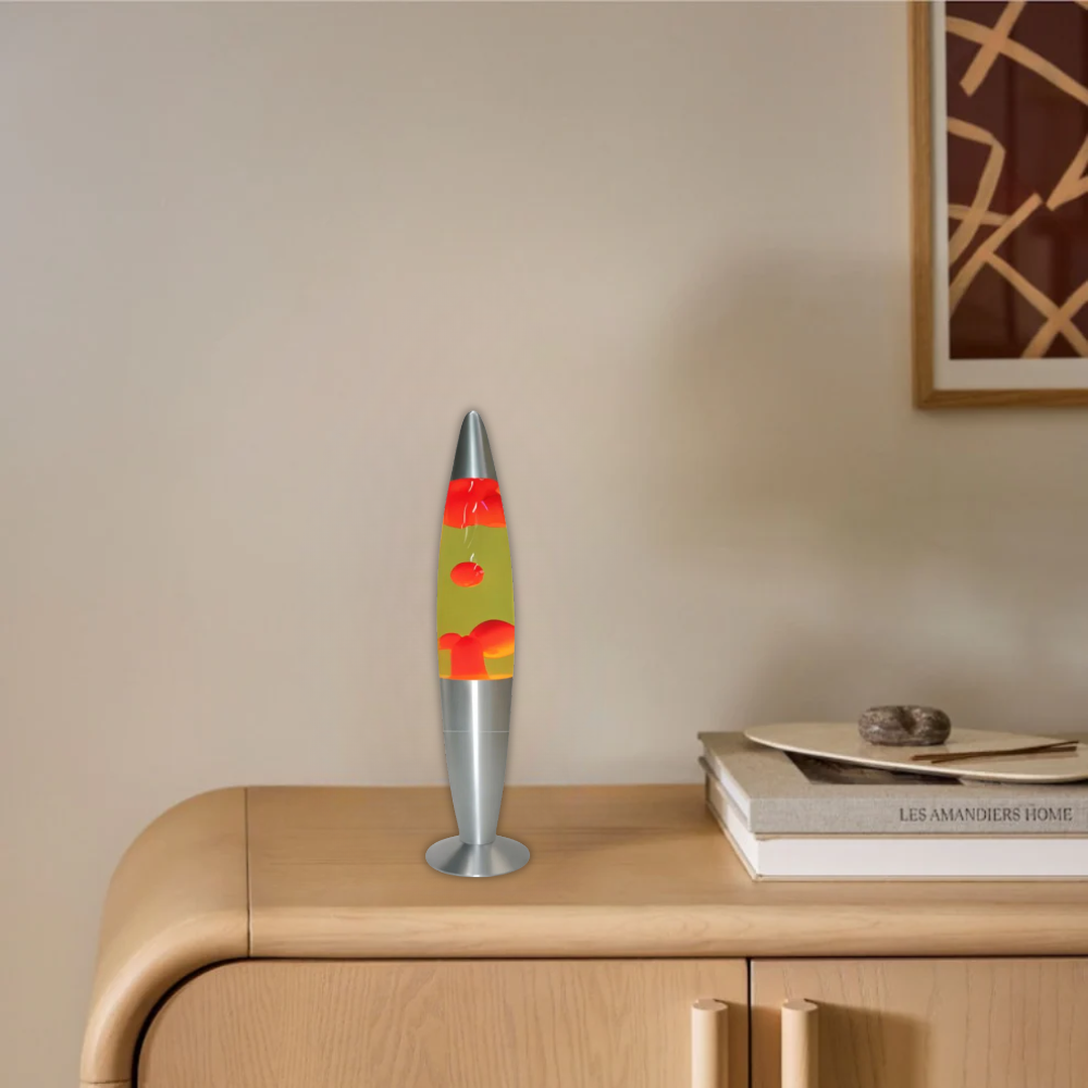 Brightstar TL108 Red And Yellow Table/Lava Lamp - Whitehouse Lighting And Electrical