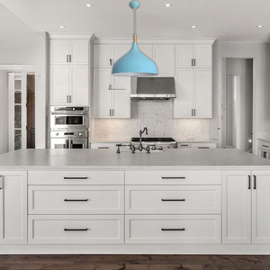WHL&E 7558/320BL Blue Pendant Light