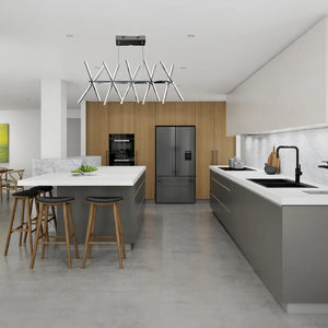 WHL&E 1301 60 LED Silver Pendant Light