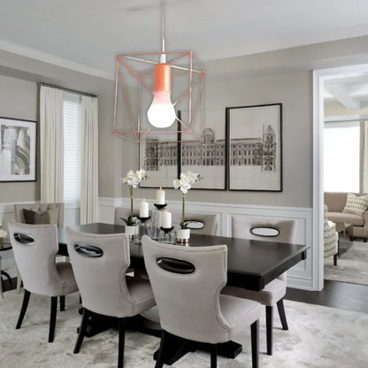 Whitehouse Lighting And Electrical Rose Gold Dining Lamp  Whitehouse Lighting And Electrical