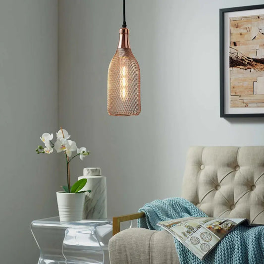 Whitehouse Lighting And Electrical Rose Gold Dining Lamp  Whitehouse Lighting And Electrical