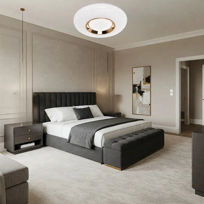 WHL&E C4-43 84W White With Gold Ceiling Light - Whitehouse Lighting And Electrical