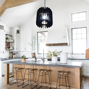 WHL&E D4-16 Black Pendant Light