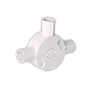 WHL&E 20mm 3 Way PVC Side Entry Box