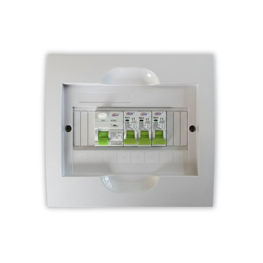 Whitehouse Lighting And Electrical NUR 8Way Flush Complete Distribution Board  NUR
