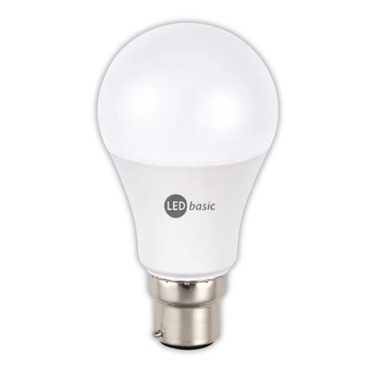 Whitehouse Lighting And Electrical LED Basic A60 B22 7W Opal 6000K  LED Basic