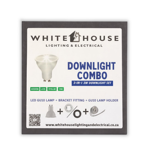WHL&E WHLE-3P 3 Piece Black Downlight Fitting Kit