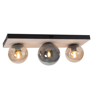 Brightstar CF517 Black And Amber Ceiling Light