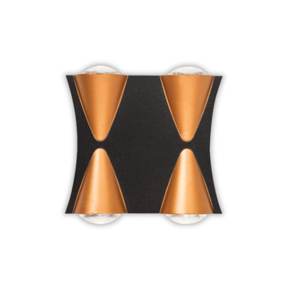 Whitehouse Lighting And Electrical Brightstar L555 Black And Gold Outdoor Light  Brightstar