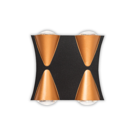 Whitehouse Lighting And Electrical Brightstar L555 Black And Gold Outdoor Light  Brightstar