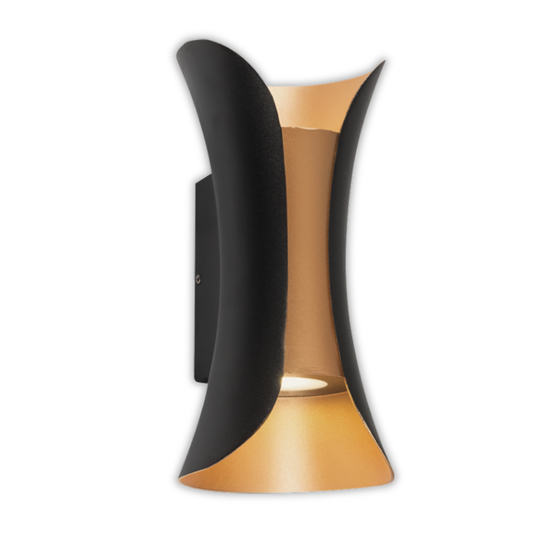 Whitehouse Lighting And Electrical Brightstar L562 Black And Gold Outdoor Light  Brightstar