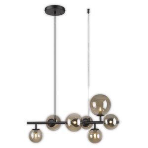 Brightstar PEN471/7 Matt Black Pendant Light