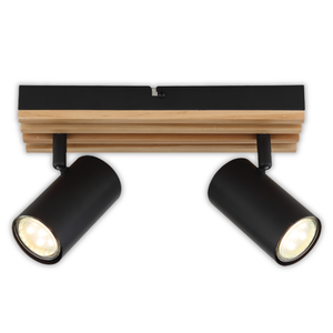 Brightstar S423/2 Wood Spotlight
