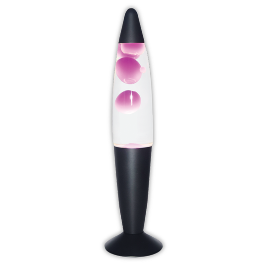 Whitehouse Lighting And Electrical Brightstar TL111 Pink & Clear Table/Lava Lamp  Brightstar