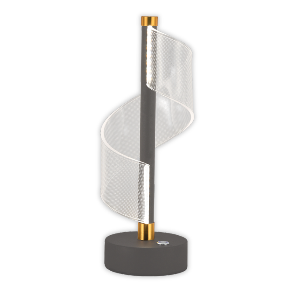 Whitehouse Lighting And Electrical Brightstar TL845 Grey Table Lamp  Brightstar