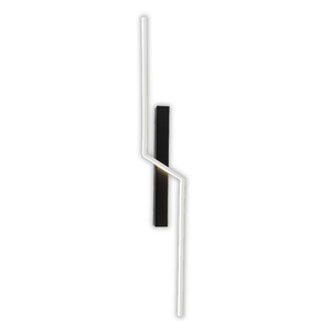 Brightstar WB410 Black With White Wall Light