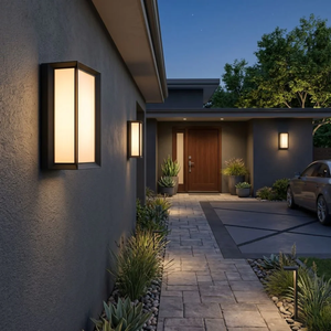 Brightstar L634 Outdoor Black Wall Light