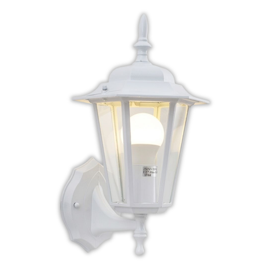 Whitehouse Lighting And Electrical Flash 6 Panel White Up-Facing Outdoor Garden Lantern  Flash™