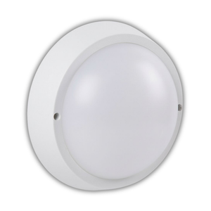 Flash LED 10W 4000K IP65 Outdoor White Bulkhead Light