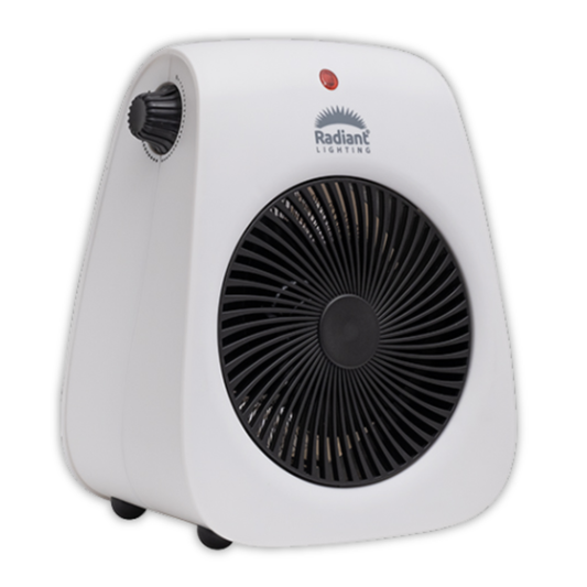 Whitehouse Lighting And Electrical Radiant 2000W Turbo Fan Heater with Thermostat  Radiant
