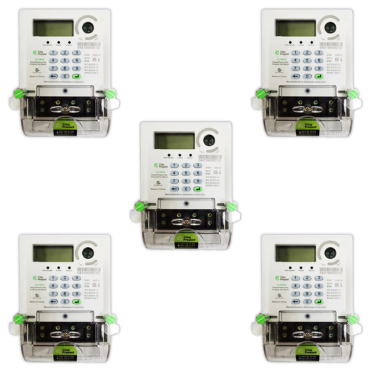 Whitehouse Lighting And Electrical Citiq Single Phase Pre-Paid Meter- 5 Pack  Citiq