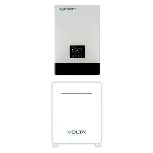 Whitehouse Lighting And Electrical Luxpower SNA6000 Hybrid Inverter With Volta 5.12KW Lithium Battery (New Gen)  Volta