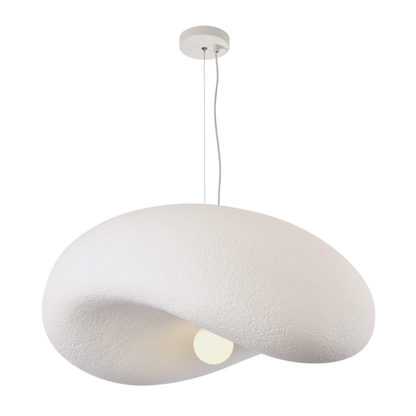 Brightstar PEN035 Metal And Foam White Pendant Light product image on white background