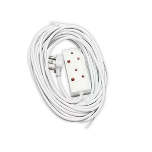 Cablix 1mm x 20m White Extension Cord