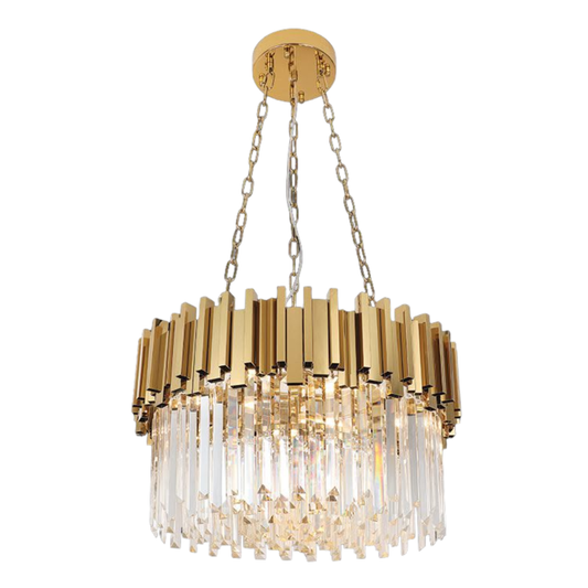 Whitehouse Lighting And Electrical CNGR 07721 E14 Gold Chandelier  CNGR