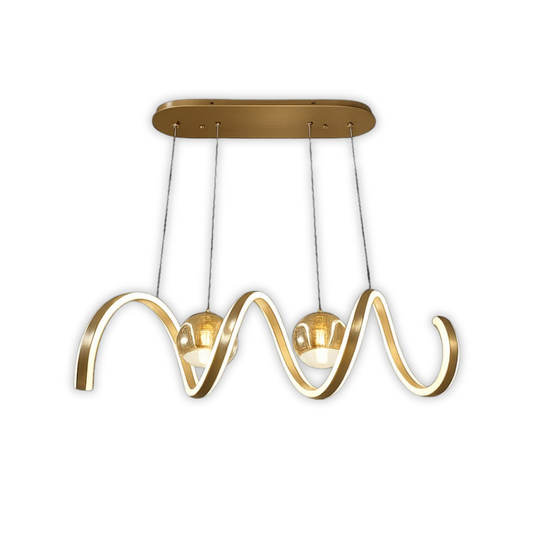 WHL&E 07741 LED CCT Gold Pendant Light product image on white background