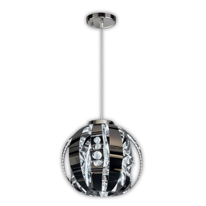 WHL&E 07816 LED E27 Chrome Pendant Light