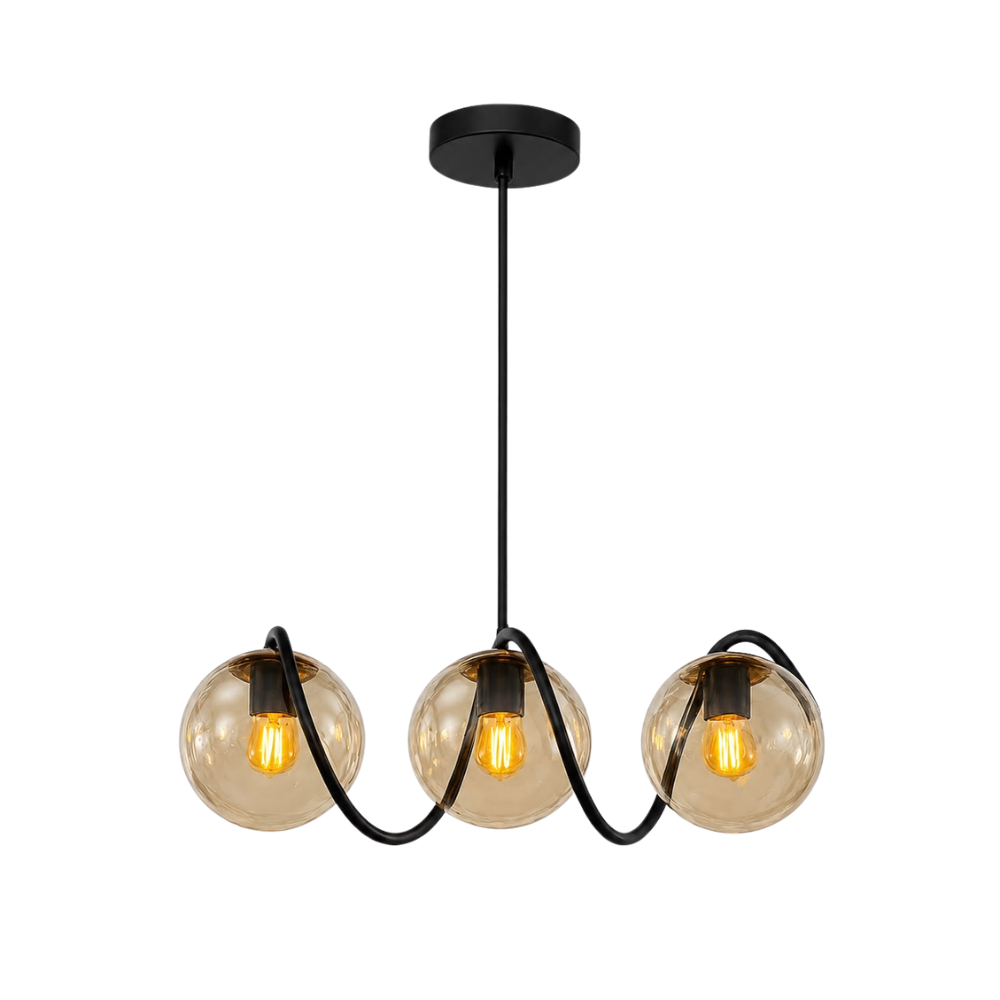 Whitehouse Lighting And Electrical CNGR 07866 E27 Glass Pendant  CNGR