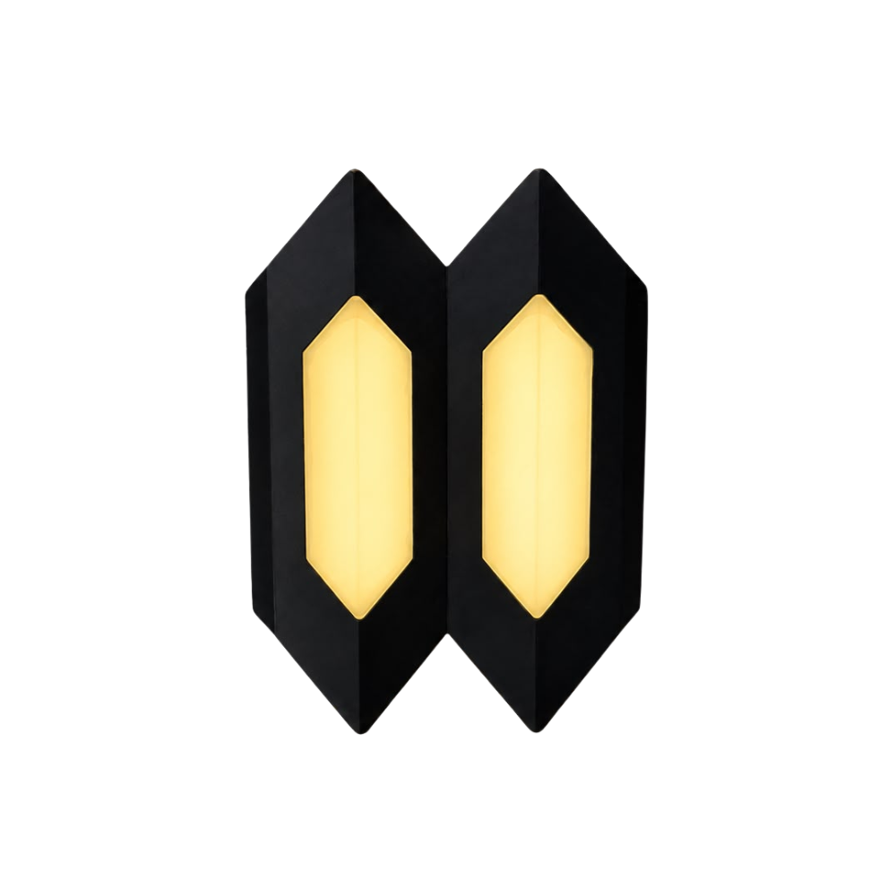 Whitehouse Lighting And Electrical CNGR 10232 3000K Black Outdoor Wall Lamp  CNGR