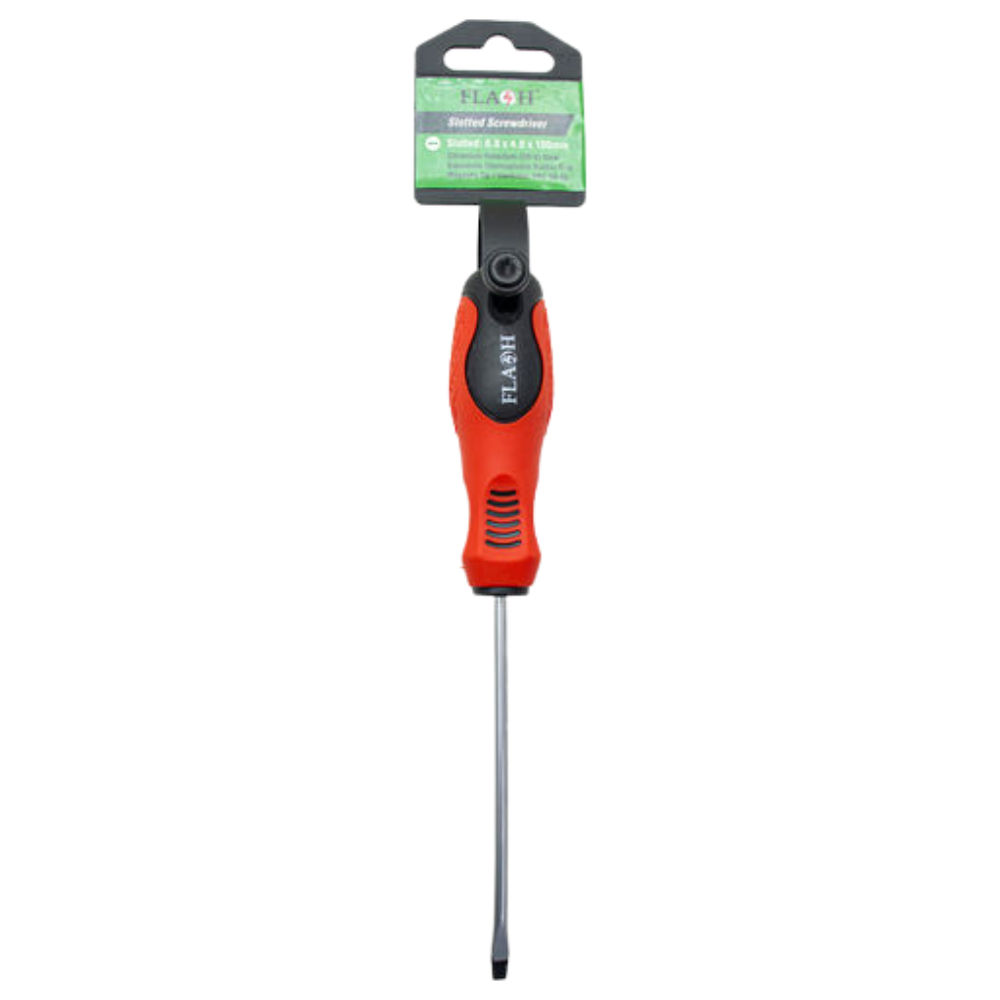 Whitehouse Lighting And Electrical Flash Flat Slotted Screwdriver 0.8 x 4.0 x 100MM  Flash™